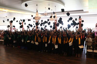 Graduación de la decimocuarta generación de licenciatura e ingeniería de UTHH