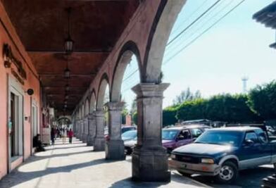 Pintarán los portales que se encuentran en el Centro Histórico de Ixmiquilpan