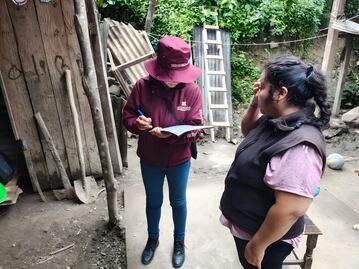 Servidores del Pueblo continúan censo tras lluvias en Hidalgo