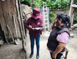 Servidores del Pueblo continúan censo tras lluvias en Hidalgo