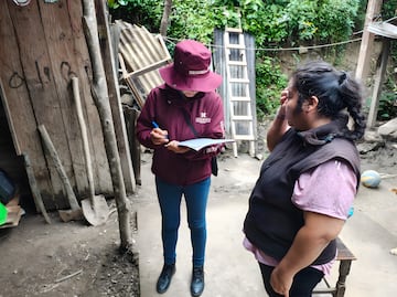 Servidores del Pueblo continúan censo tras lluvias en Hidalgo