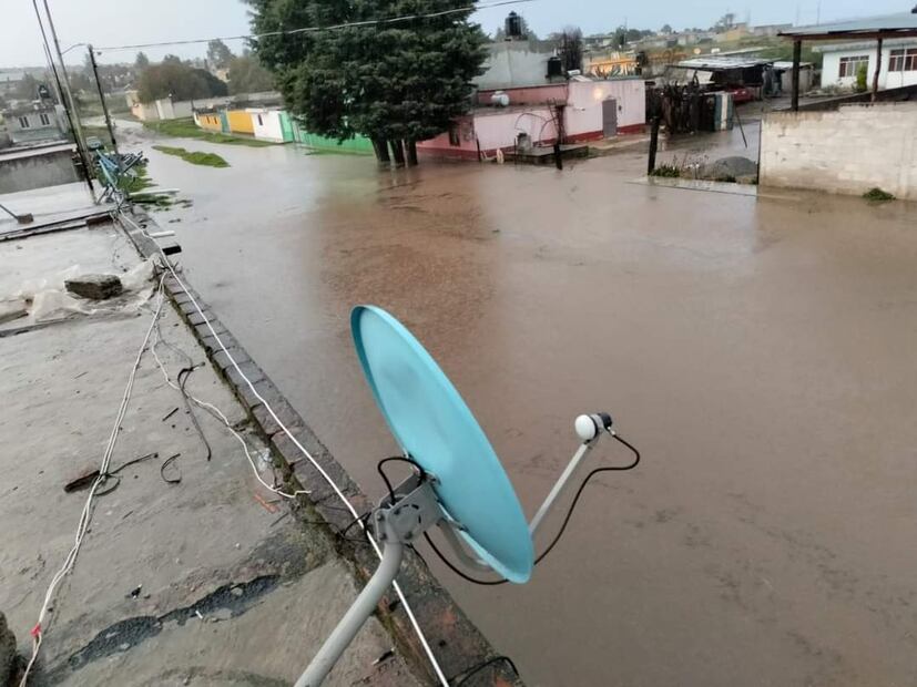 Activan Plan DN III E en Apan tras inundaciones en la colonia Zotoluca | Foto: Especial