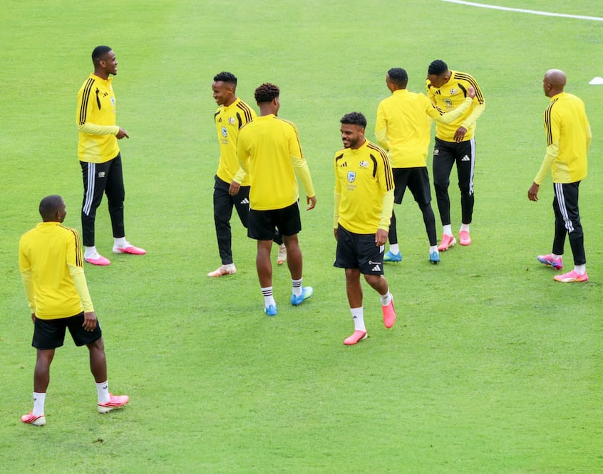 El equipo de Sudáfrica se encuetra listo para enfrentar a México I Foto: Josué Ortiz