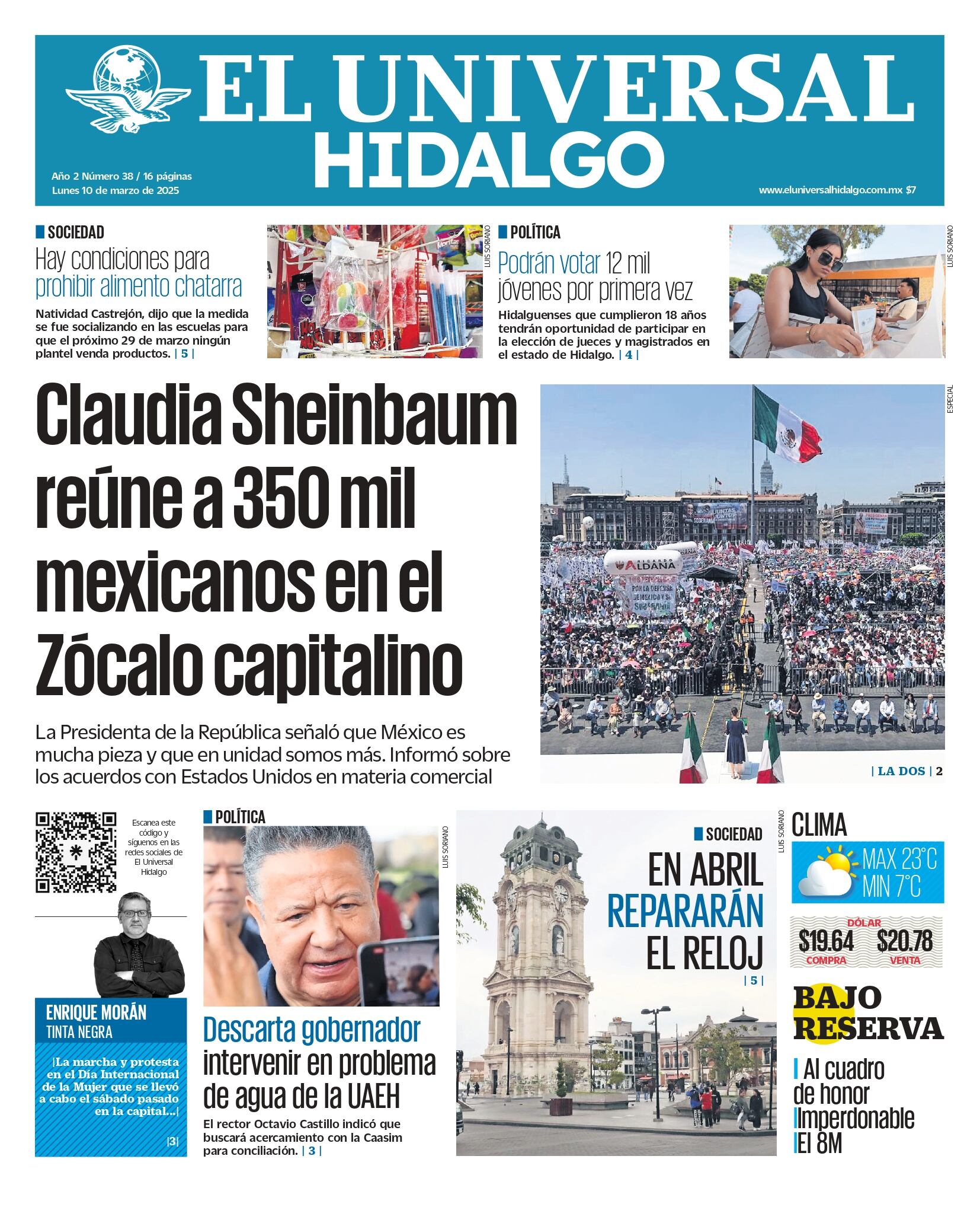 El Universal Hidalgo 10/03/25