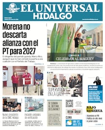 Portada El Universal Hidalgo 5/3/26