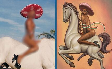 Tunden a fotógrafo por recrear pintura "La Revolución" de Cháirez