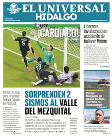 Portada El Universal Hidalgo 19/6/26