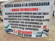 Tasquillo exhorta a evitar taxis “piratas”; ciudadanía cuestiona imparcialidad