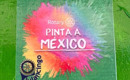 Club Rotario de Tulancingo pinta escuela de El Abra