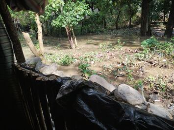 Cuatro casas inundadas en Tlalnepanco tras el desbordamiento de un arroyo por lluvias