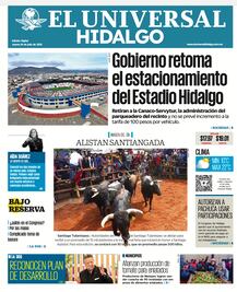 Portada EL Universal Hidalgo 24/07/25