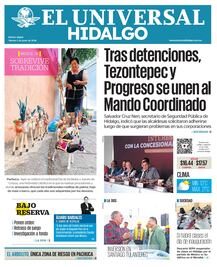 Portada El Universal Hidalgo 5/6/26