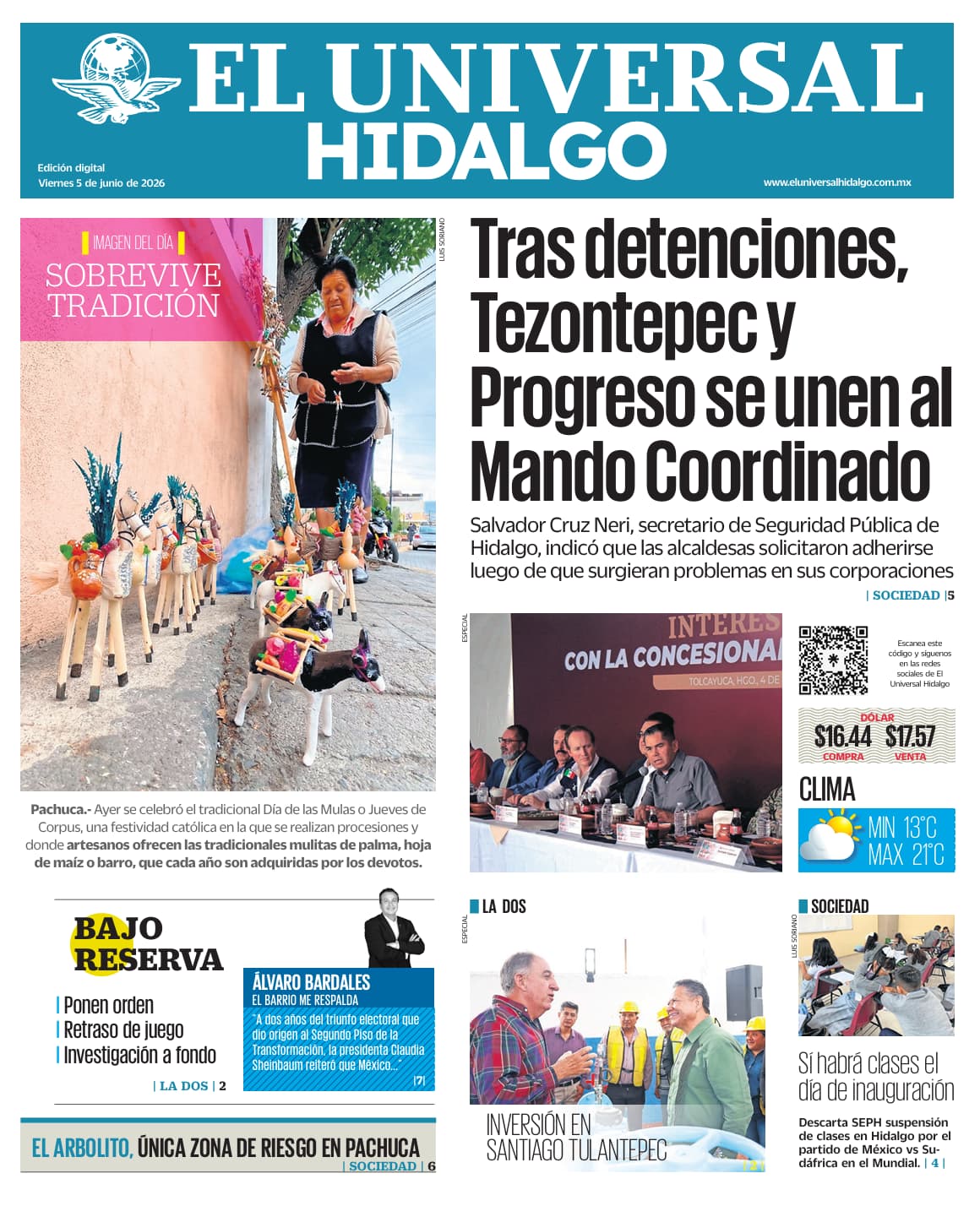 El Universal Hidalgo 5/6/26