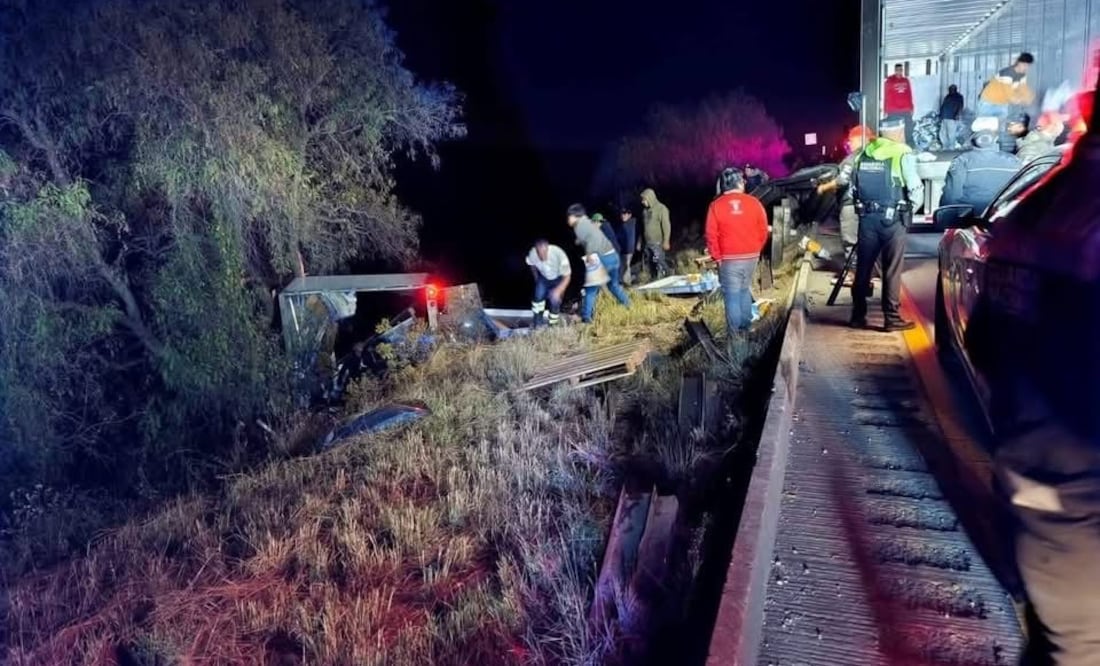 El tráfico en la México-Querétaro estuvo detenido debido a un accidente I Foto: Especial