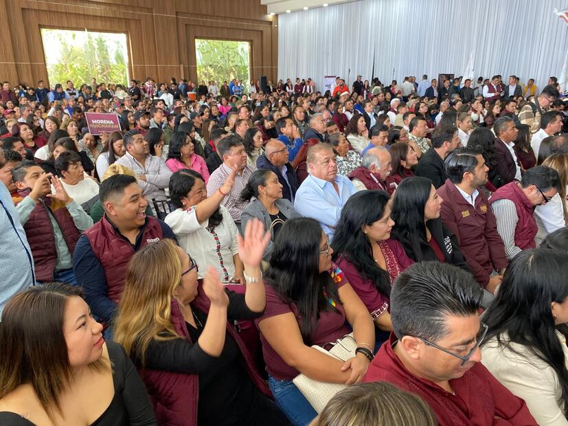 Morena suma 13 mil nuevos militantes en Hidalgo en la primera semana de afiliación | Foto: Luis Soriano