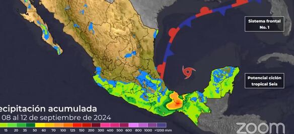 Afectará ciclón tropical número 6 a Hidalgo con lluvias torrenciales