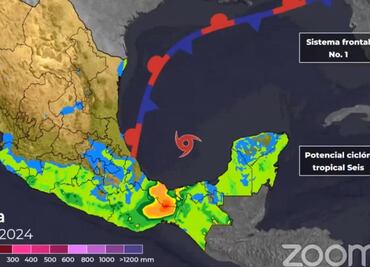 Afectará ciclón tropical número 6 a Hidalgo con lluvias torrenciales
