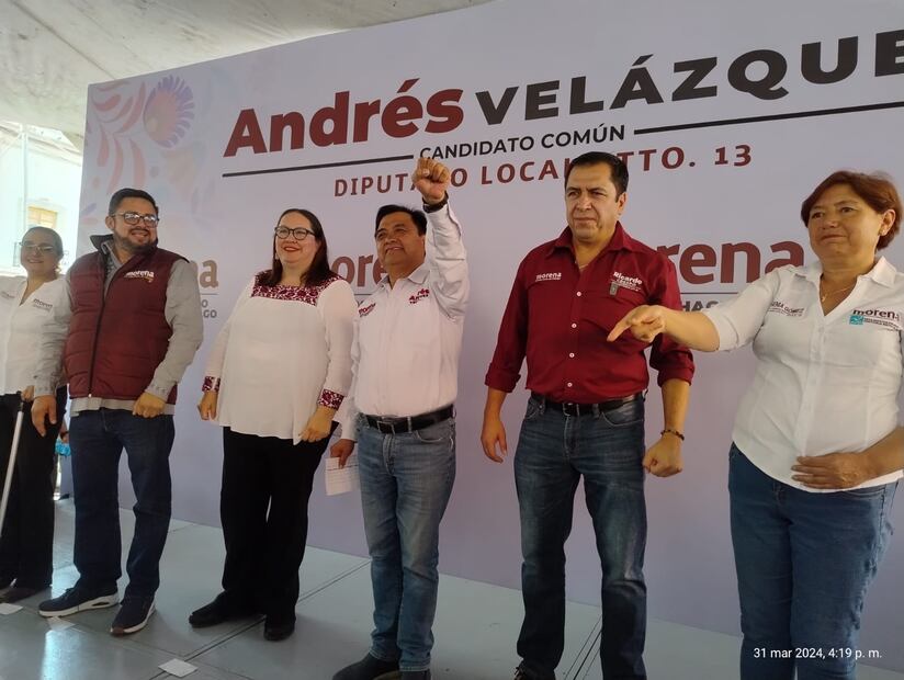 Arrancan campañas candidatos morenistas del distrito 12 y 13 de Pachuca | Foto: Especial