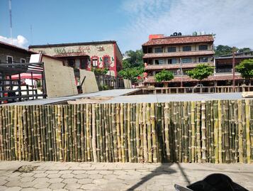 Huejutla acelera la construcción del escenario de Xantolo 2025