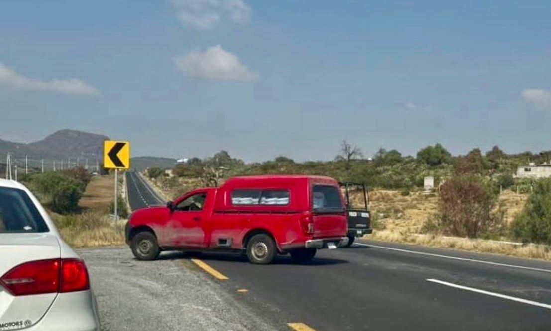 Fuga de gas en la carretera Actopan–Pachuca | Foto: especial