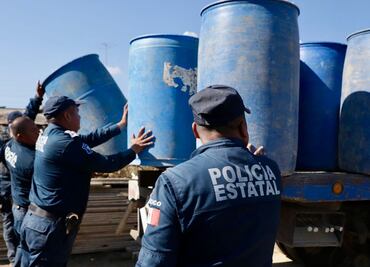 Aseguran más de 9 mil litros de hidrocarburo, vehículos robados y droga en operativos en Hidalgo