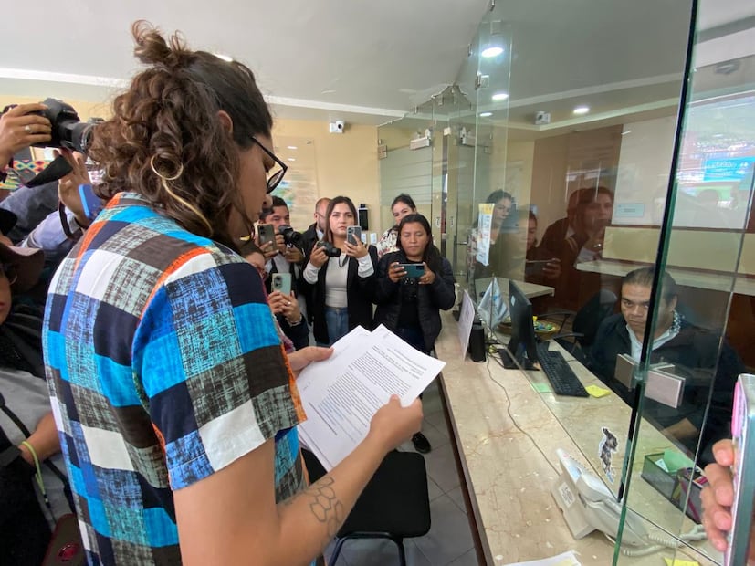 Colectivos exigen renuncia de la presidenta de la CDHEH por omisiones en casos de derechos humanos | Foto: Luis Soriano