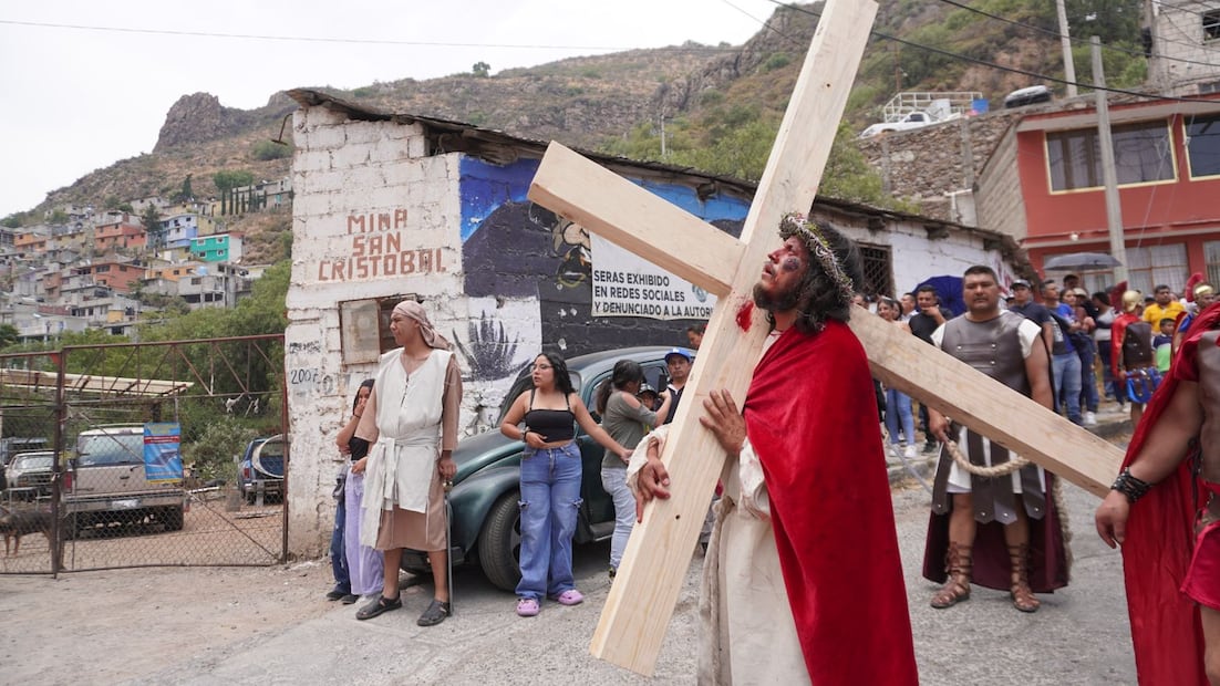 La Pasión de Cristo en El Arbolito Pachuca I Foto:Marco Carrillo