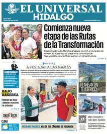 Portada El Universal Hidalgo 8/5/26
