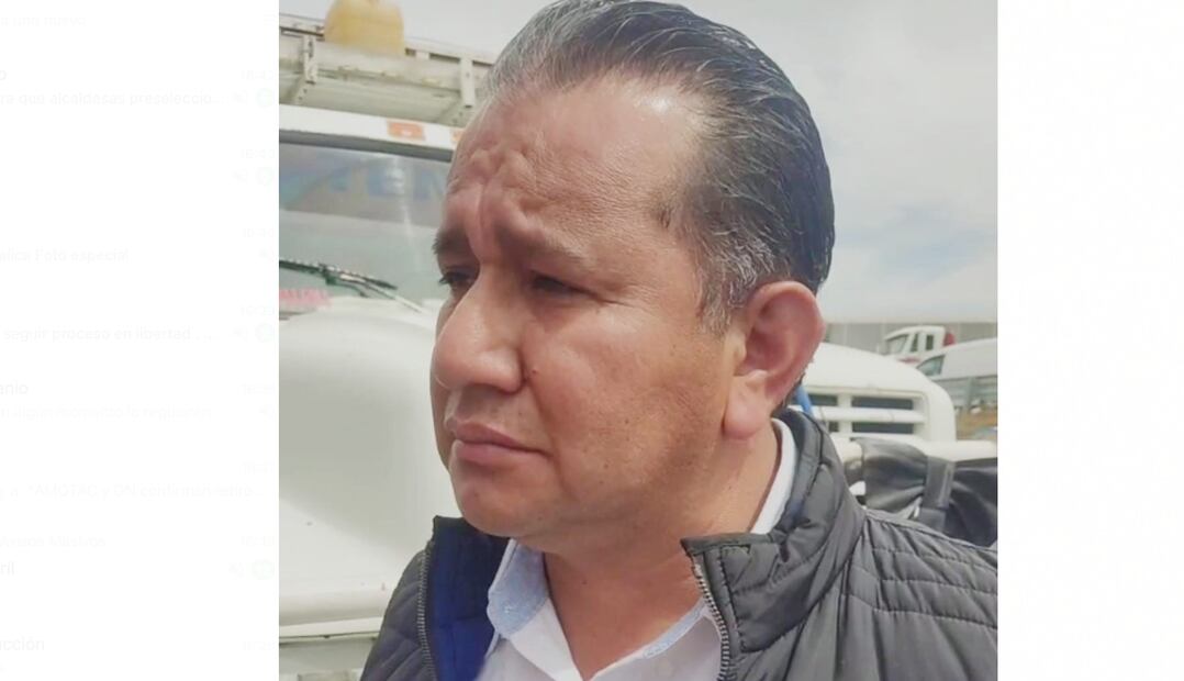 Gerardo González, líder en Hidalgo de la Alianza Mexicana de Organización de Transportistas A.C (AMOTAC)  Foto: Especial