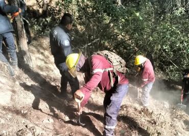 Piden investigar posible incendio provocado en Parque Nacional Los Mármoles