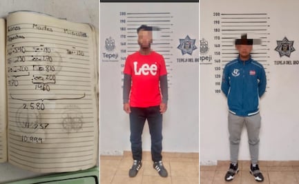 Detienen en Tepeji del Río a dos hombres vinculados a extorsión con préstamos “gota a gota”