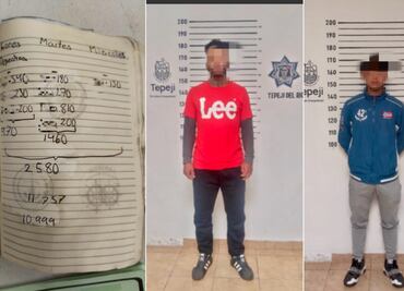 Detienen en Tepeji del Río a dos hombres vinculados a extorsión con préstamos “gota a gota”