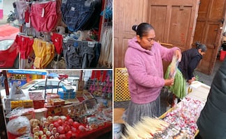 Compran pachuqueños borreguitos, semillas y veladoras para recibir 2026