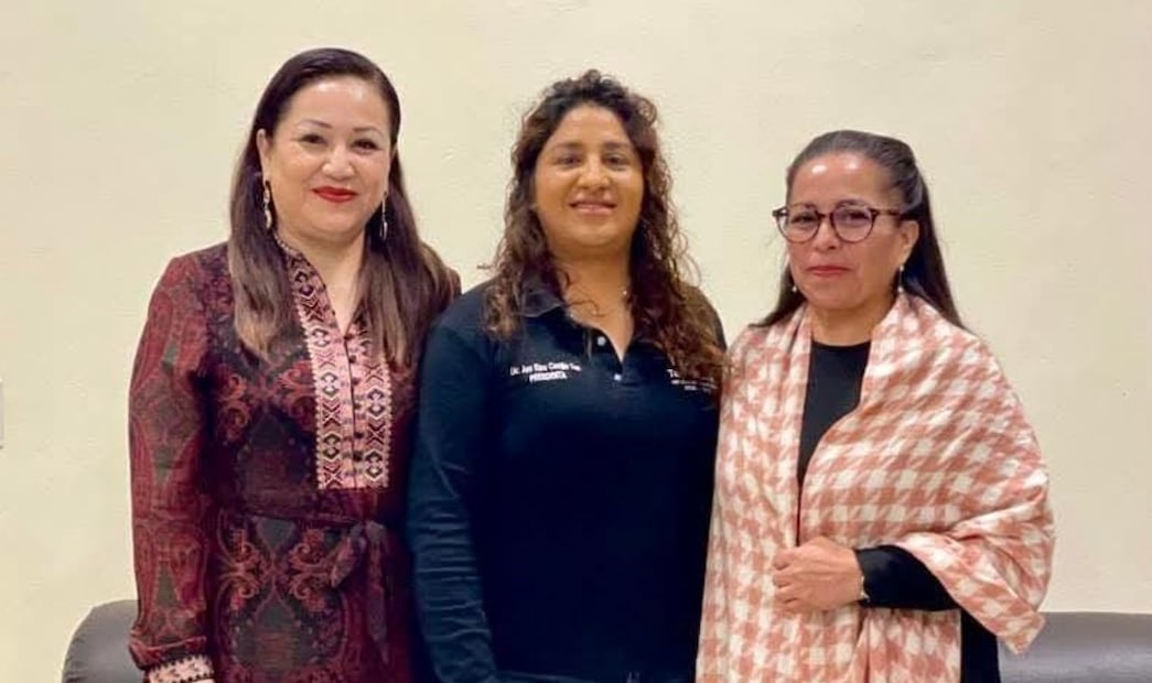 En la fotografía, Ana Elsa Castillo Cea, Gasury Mota Licona y Bertha Miranda Rodríguez I Foto: Especial