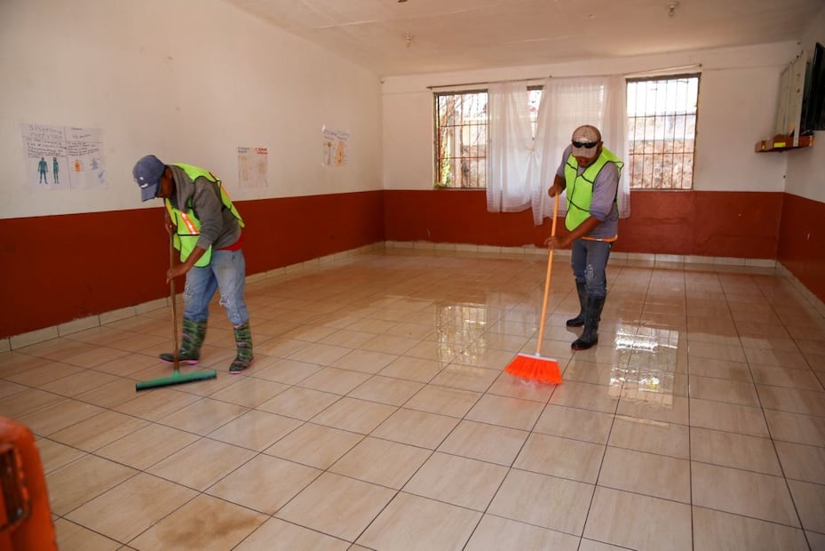 Supervisan daños en más de 200 escuelas de Hidalgo tras intensas lluvias | Foto: especial