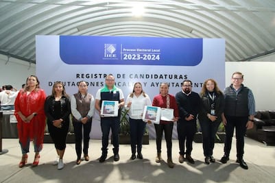 Candidatura común Sigamos Haciendo Historia registra sus candidatos a la diputación local