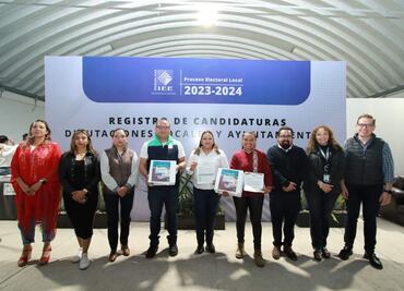 Candidatura común Sigamos Haciendo Historia registra sus candidatos a la diputación local