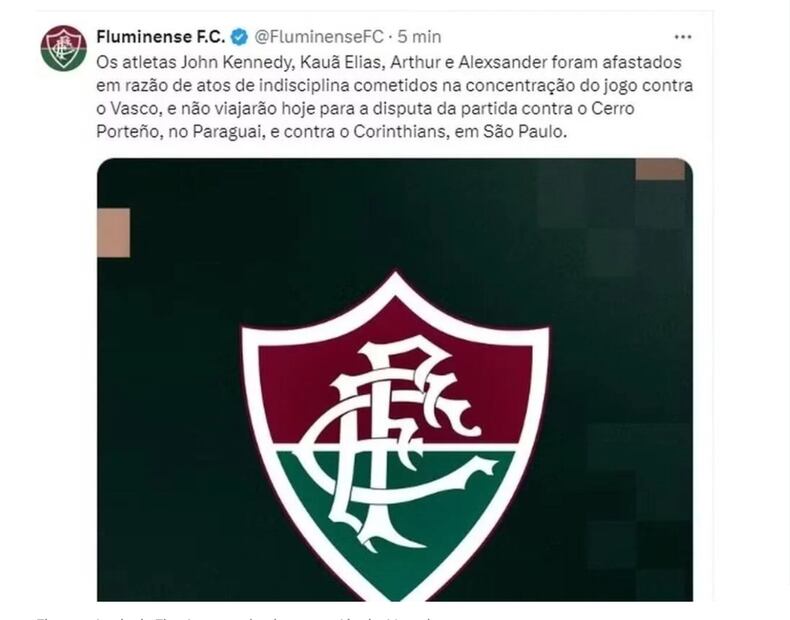 Comunicado de Fluminense