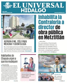 Portada El Universal Hidalgo 17/6/26