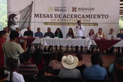 Llevan Mesas de Bienestar y Paz a San Bartolo Tutotepec