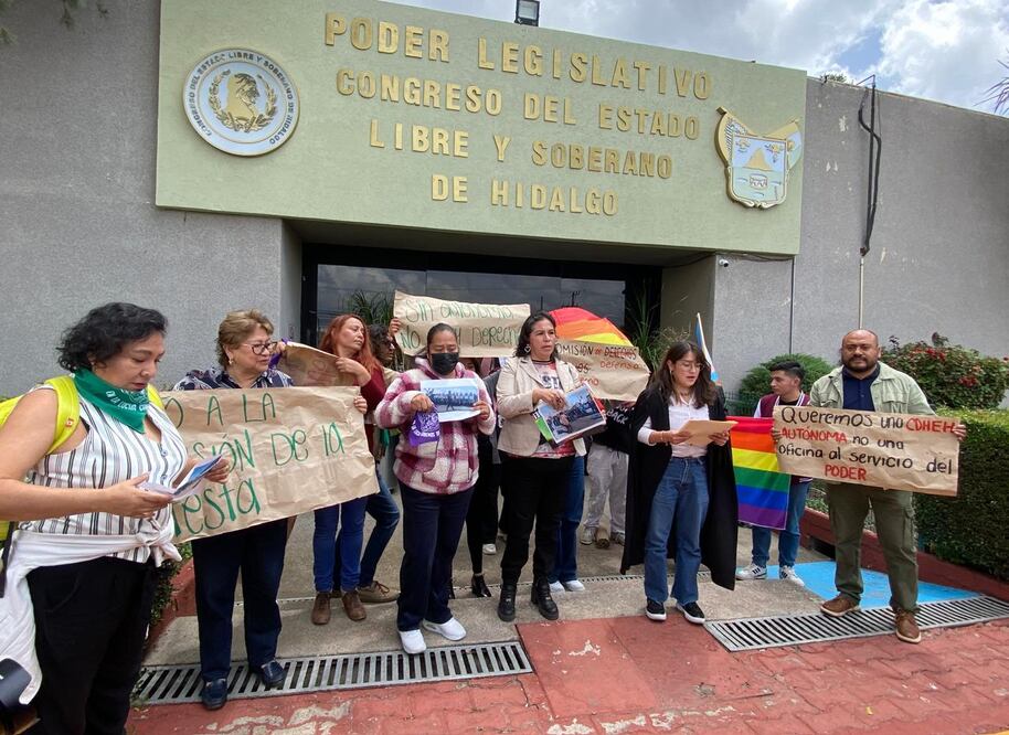 Piden destitución en la CDHEH | Foto: Luis Soriano