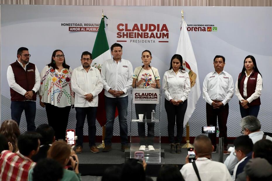 Claudia Sheinbaum llama al INE a informar que 2 de junio es la elección | Foto: Luis Soriano