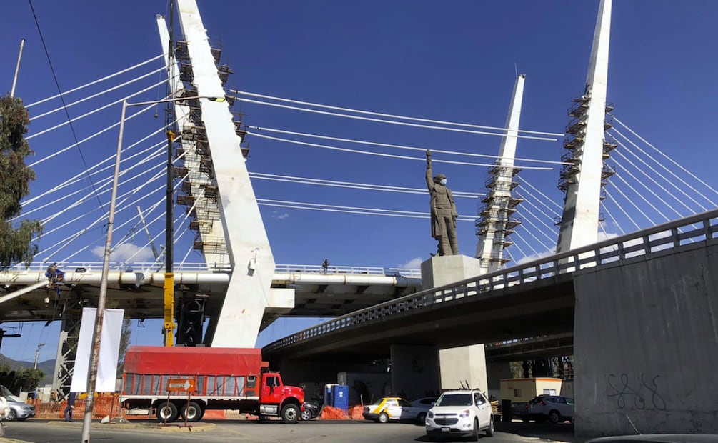 Pachuca coronando en primer lugar con el puente atirantado como el peor proyecto de movilidad | Foto: Especial