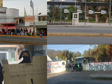 Población varada por suspensión del servicio de autobuses Valle del Mezquital