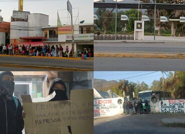 Población varada por suspensión del servicio de autobuses Valle del Mezquital