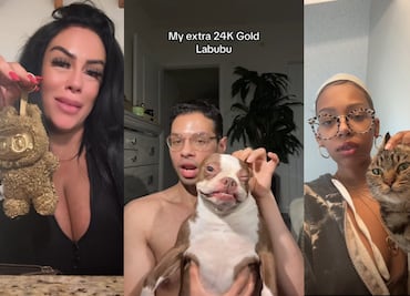 Nuestras mascotas son de oro: conoce el trend “24k Gold Labubu”