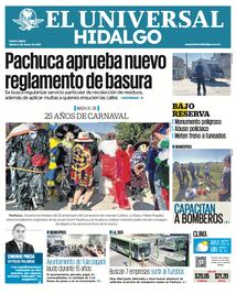 Portada EL Universal Hidalgo 04/03/25