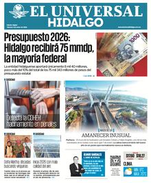 Portada El Universal Hidalgo 2/1/25
