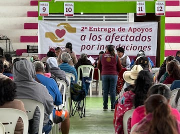Inicia segunda entrega de apoyos para familias afectadas por lluvias en Hidalgo y otros estados