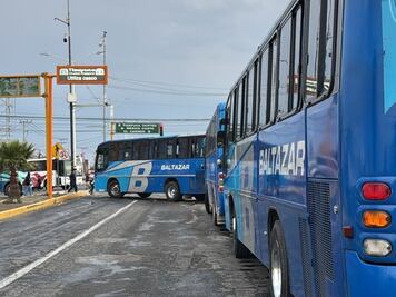 Se normaliza servicio de autobuses Baltazar y México-Tizayuca, tras movilizaciones 